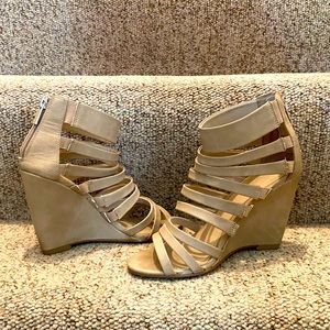 Strappy Wedge Sandals